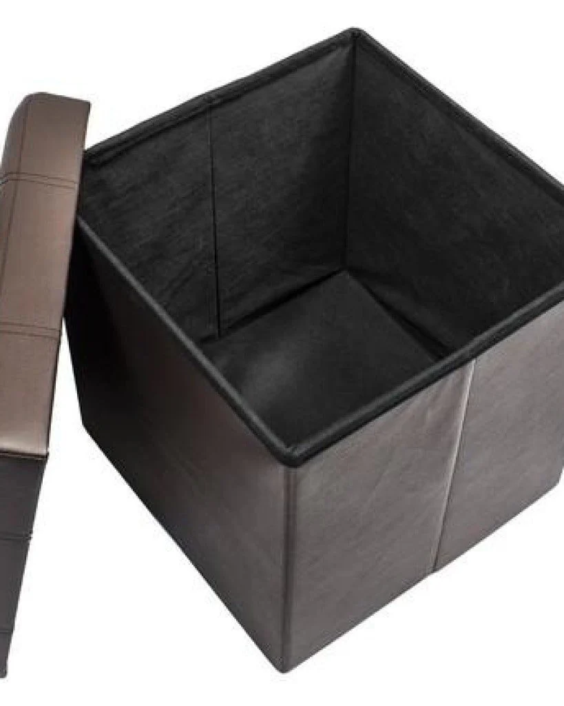 Modular Storage Stool Box (2458)- Brown - Image 5