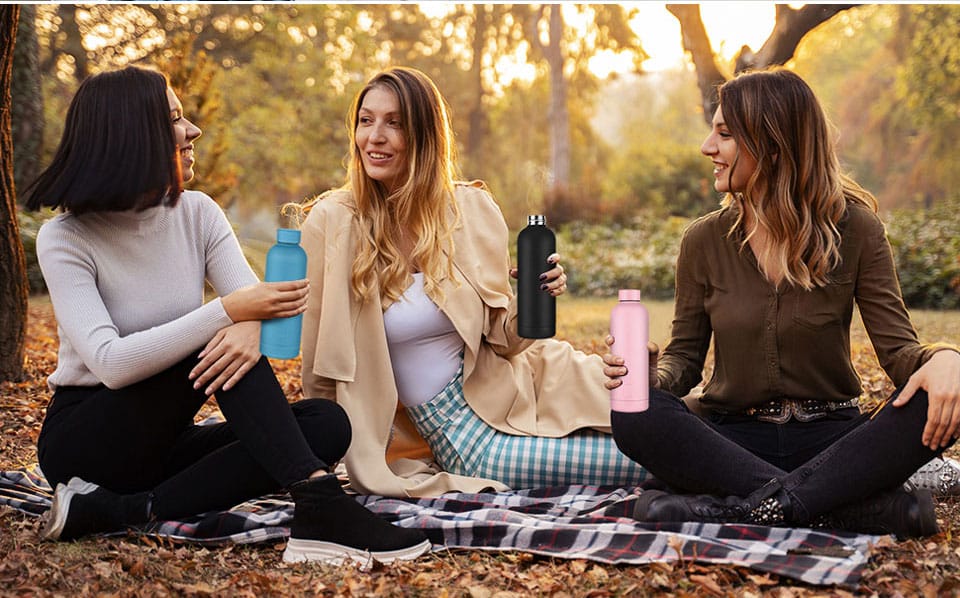 Stainless Steel Insulated Water Bottle(SA2408-224)-Maroon - Image 4