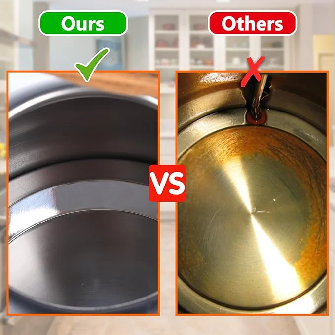 Stainless Steel One Touch Button Whistle Teapot with Anti Scalding Handle-Beige - Image 11