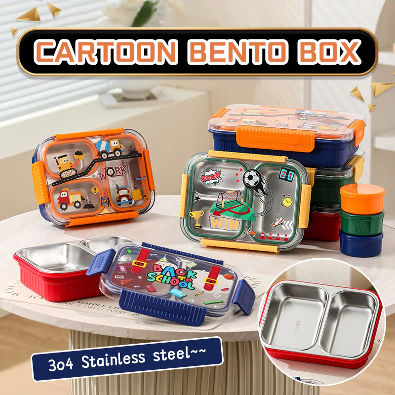 TrioFeast Bento Lunch Box Leak Proof(3 Compartment) -SA2510-057WORK - Image 4