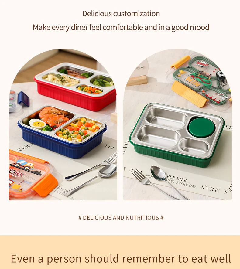 TrioFeast Bento Lunch Box Leak Proof(3 Compartment) -SA2510-057WORK - Image 8