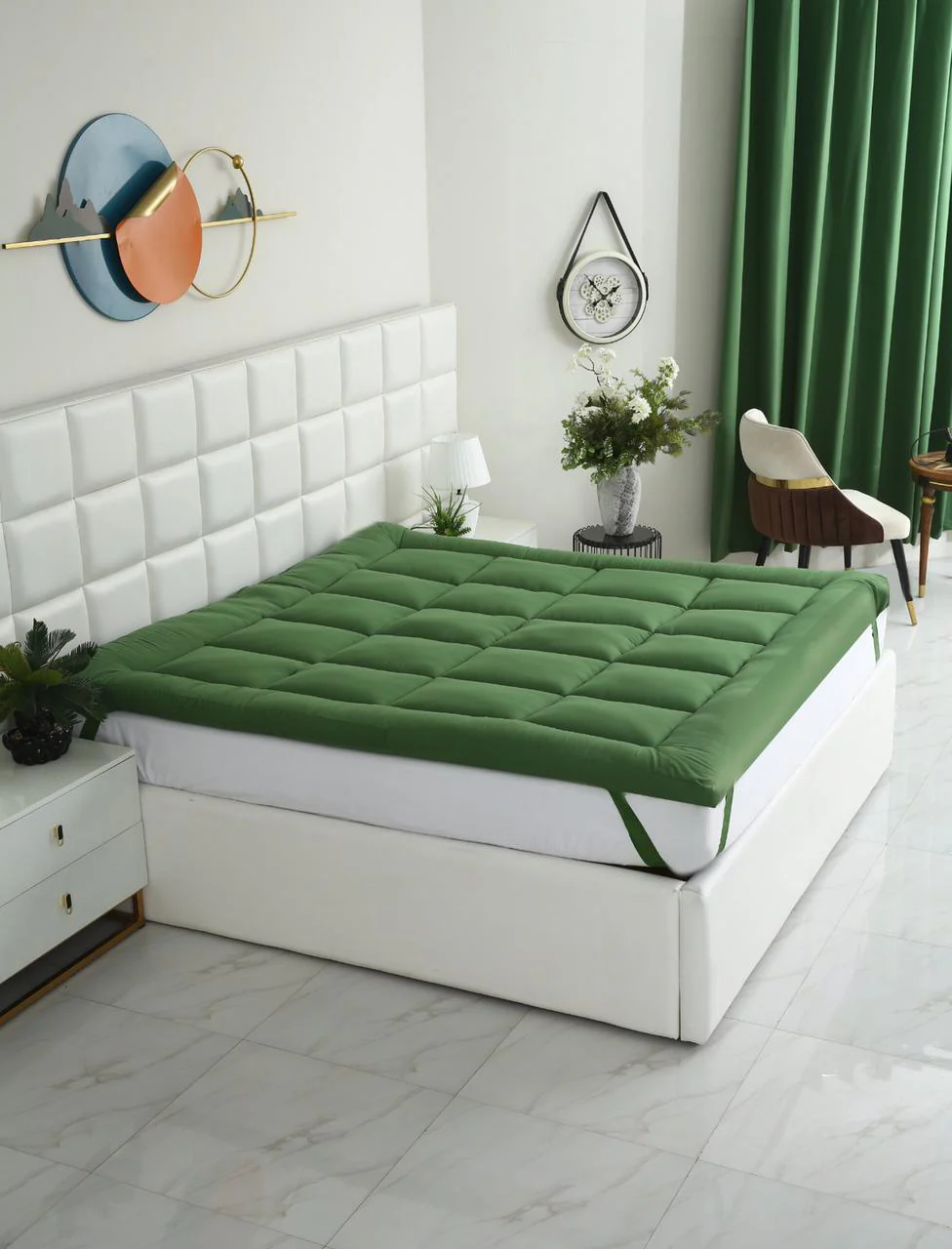 Winter Mattress Topper 700 GSM-Olive - Image 7