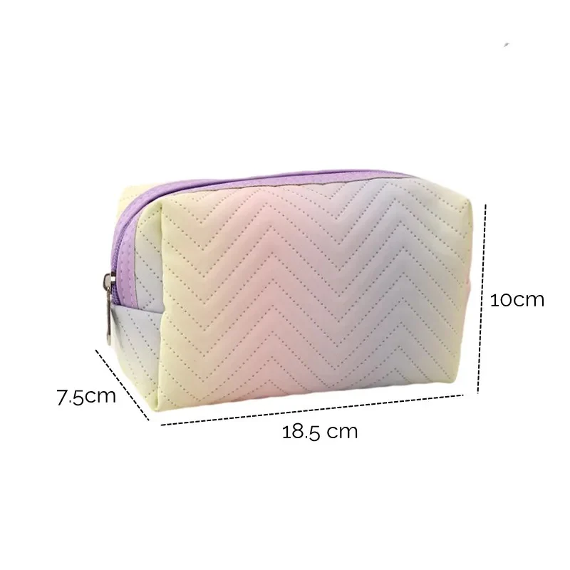 Women Waterproof PU Leather Gradient Cosmetic Storage Bags-(SA2405-111) - Image 11