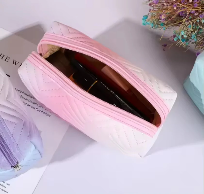 Women Waterproof PU Leather Gradient Cosmetic Storage Bags-(SA2405-111) - Image 12