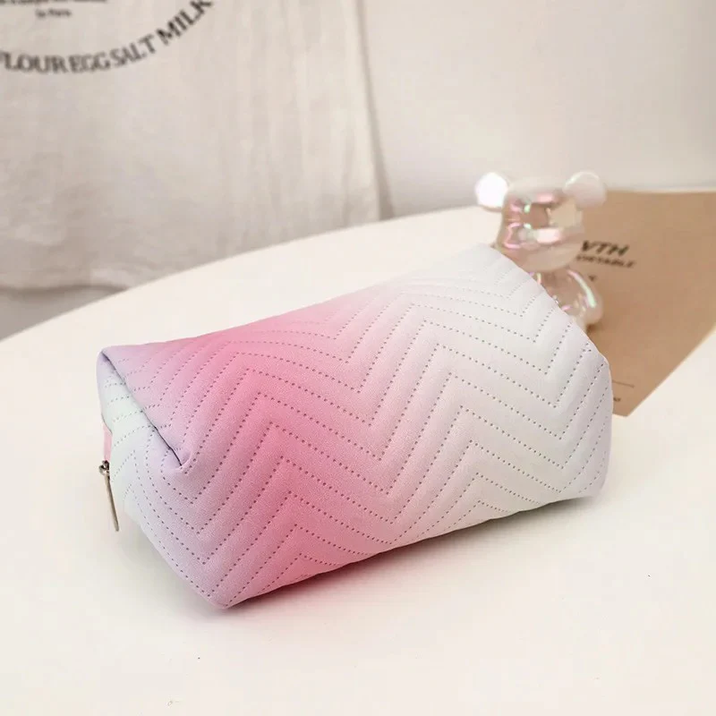 Women Waterproof PU Leather Gradient Cosmetic Storage Bags-(SA2405-111) - Image 5