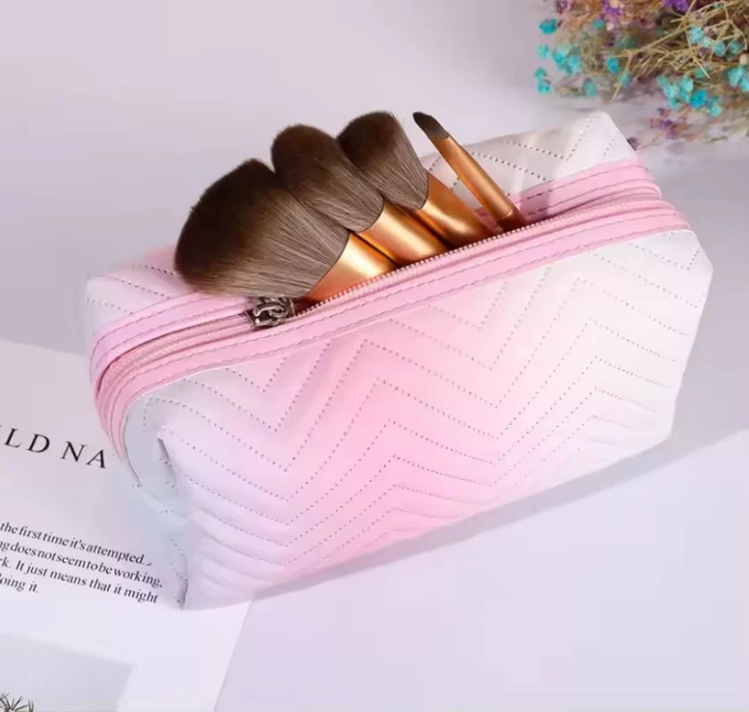 Women Waterproof PU Leather Gradient Cosmetic Storage Bags-(SA2405-111) - Image 9