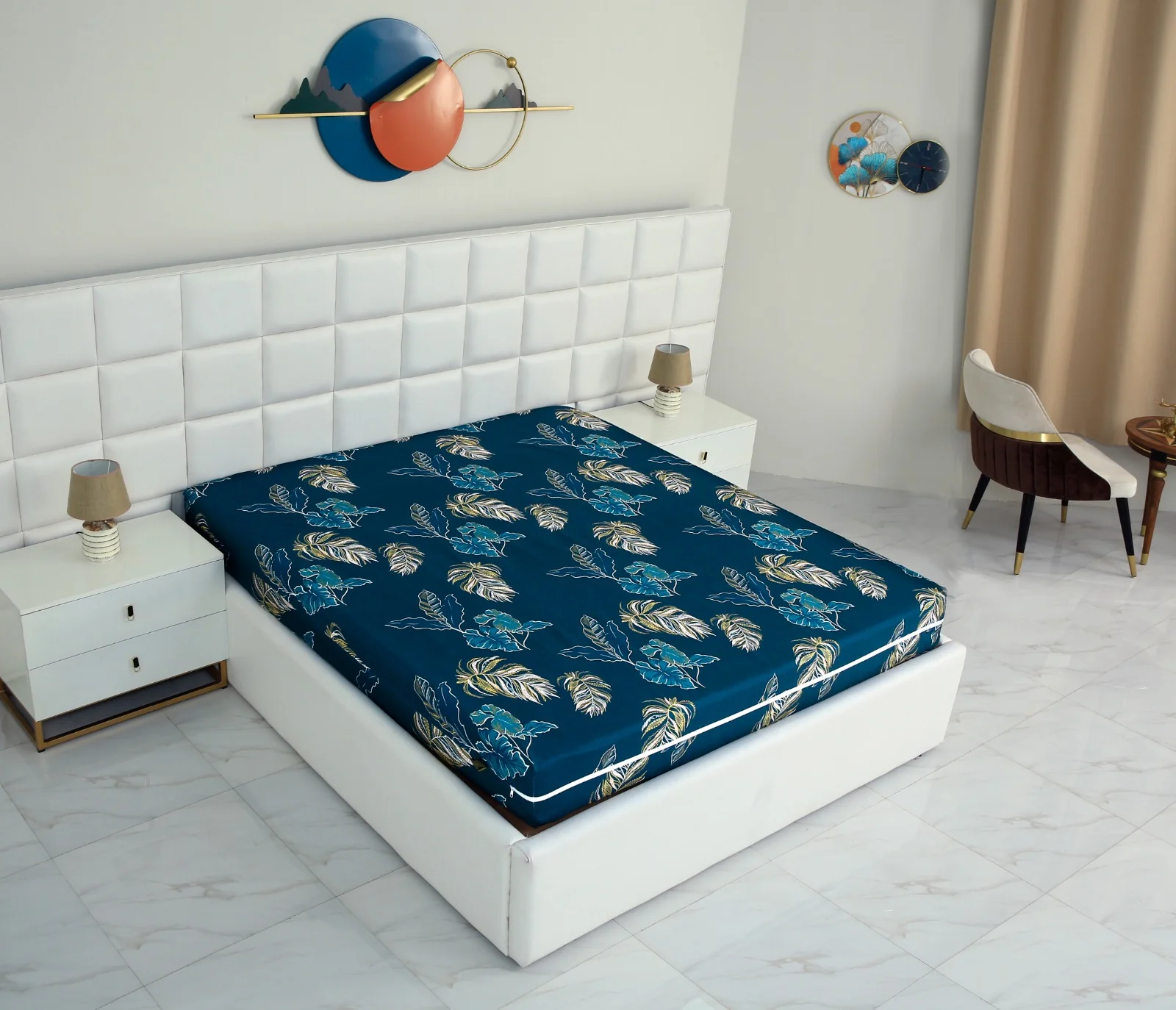 Zipper Mattress Cover Printed-Cauliflower - Image 4