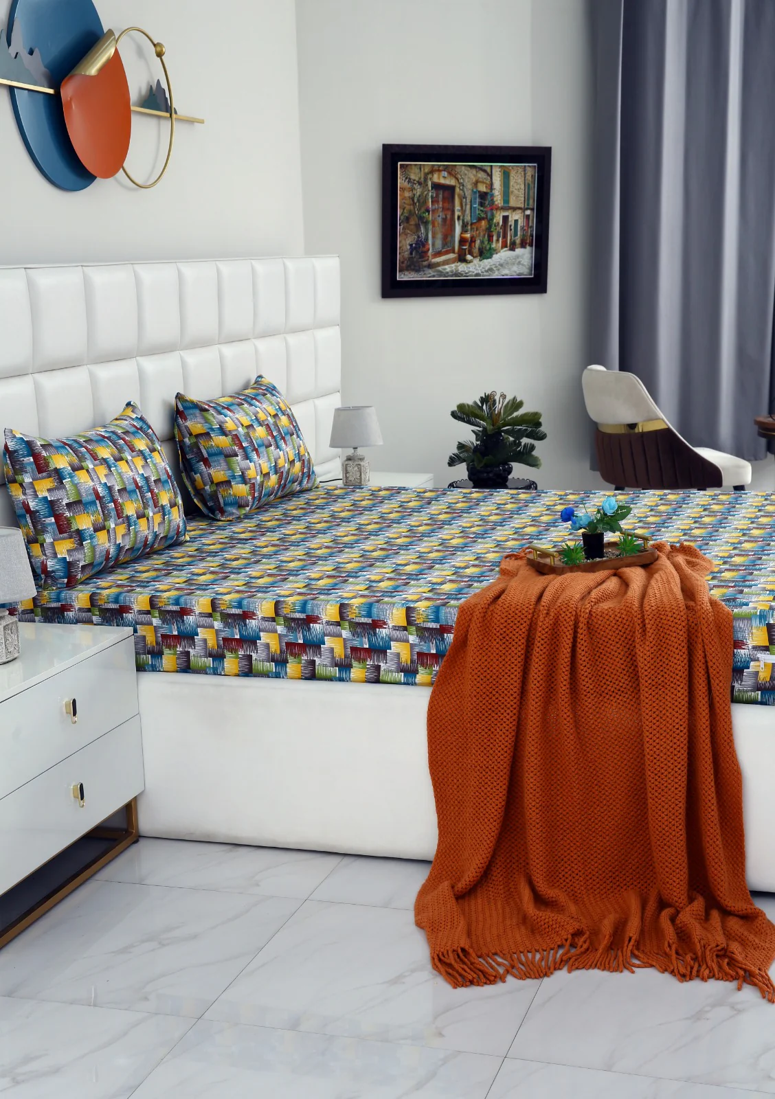 Zipper Mattress Cover Printed-Gradient - Image 11