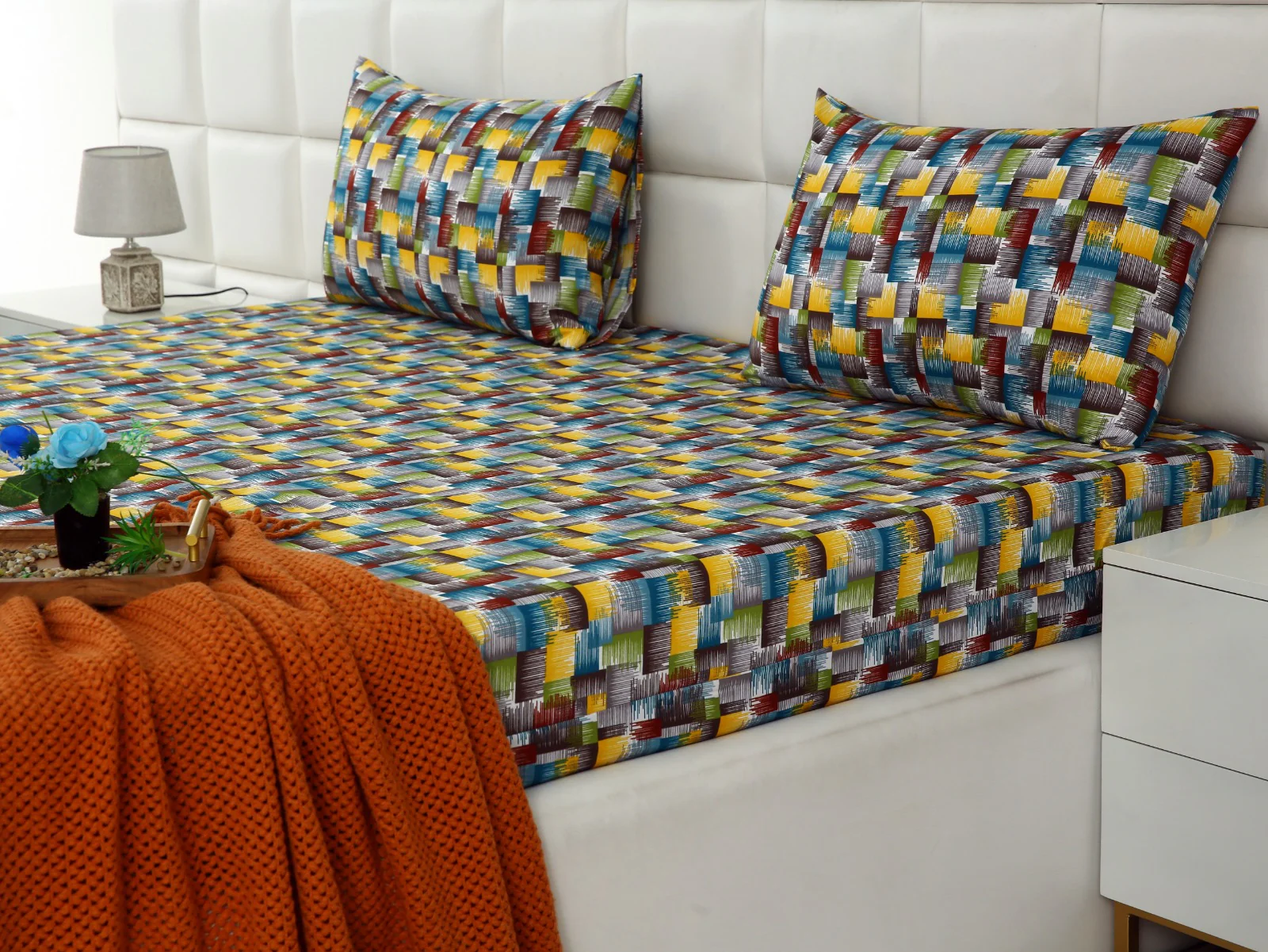 Zipper Mattress Cover Printed-Gradient - Image 3