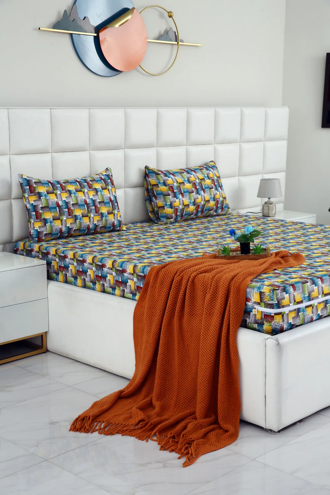 Zipper Mattress Cover Printed-Gradient - Image 9