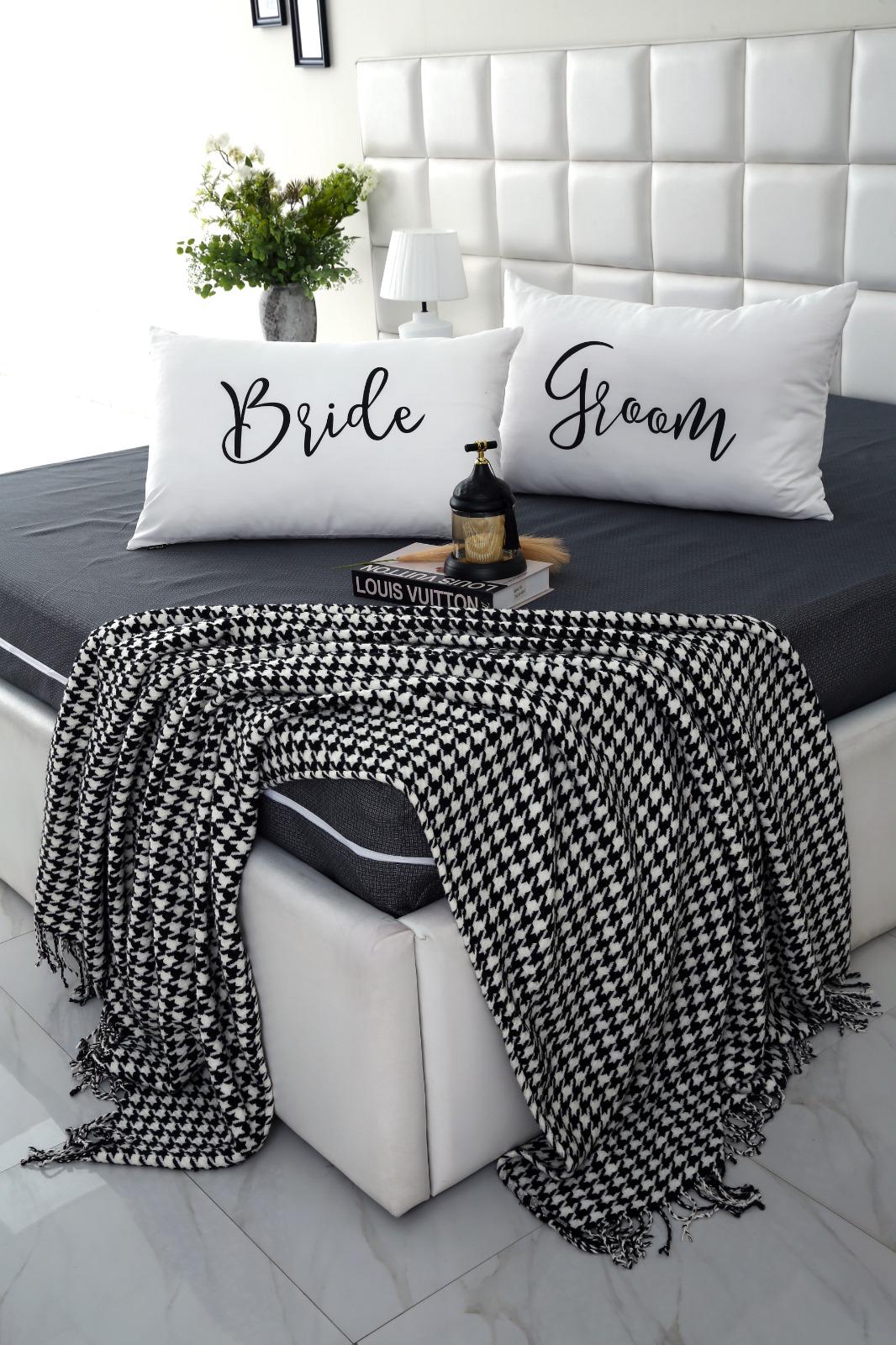 Zipper Mattress Cover Printed-Grey Texture - Image 4